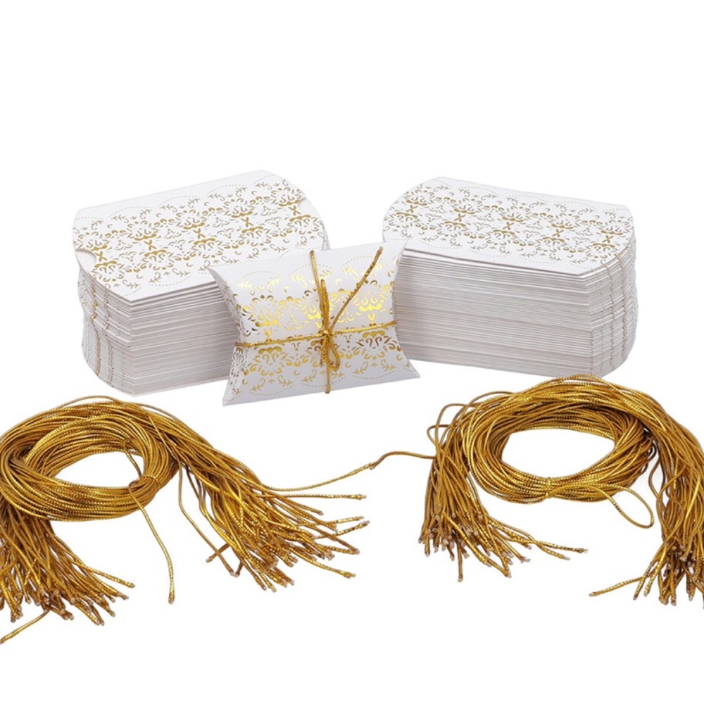 25 Boxes 25 Gold Tie Strings